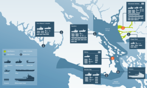 Marine spill response enhancements map