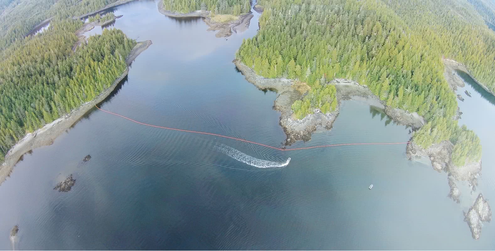 BC Coastline from above