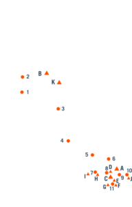 Map of BC coastline showing WCMRC Response Bases and Equipment Caches